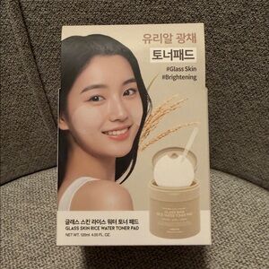 OOTD GLASS SKIN RICE WATER TONER PAD NEW